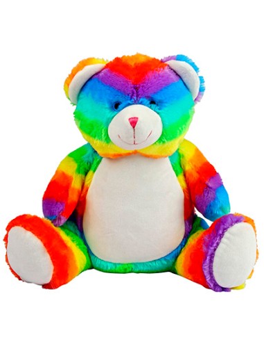 M-MM555-Zippie Rainbow Bear